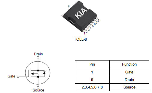 電池管理系統(tǒng)BMS,1810場(chǎng)效應(yīng)管參數(shù),KCT1810A原廠(chǎng)-KIA MOS管