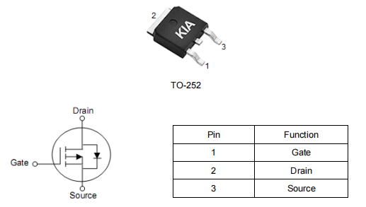 電機驅動mos管,KIA35P10AD場效應管參數,TO-252-KIA MOS管