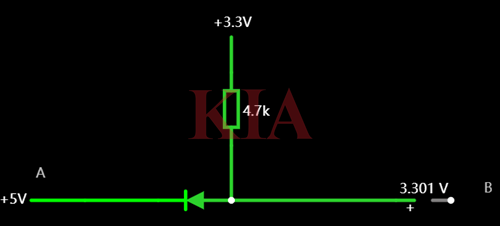 二極管電平轉(zhuǎn)換電路