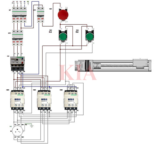 電動機控制電路,原理圖分享-KIA MOS管